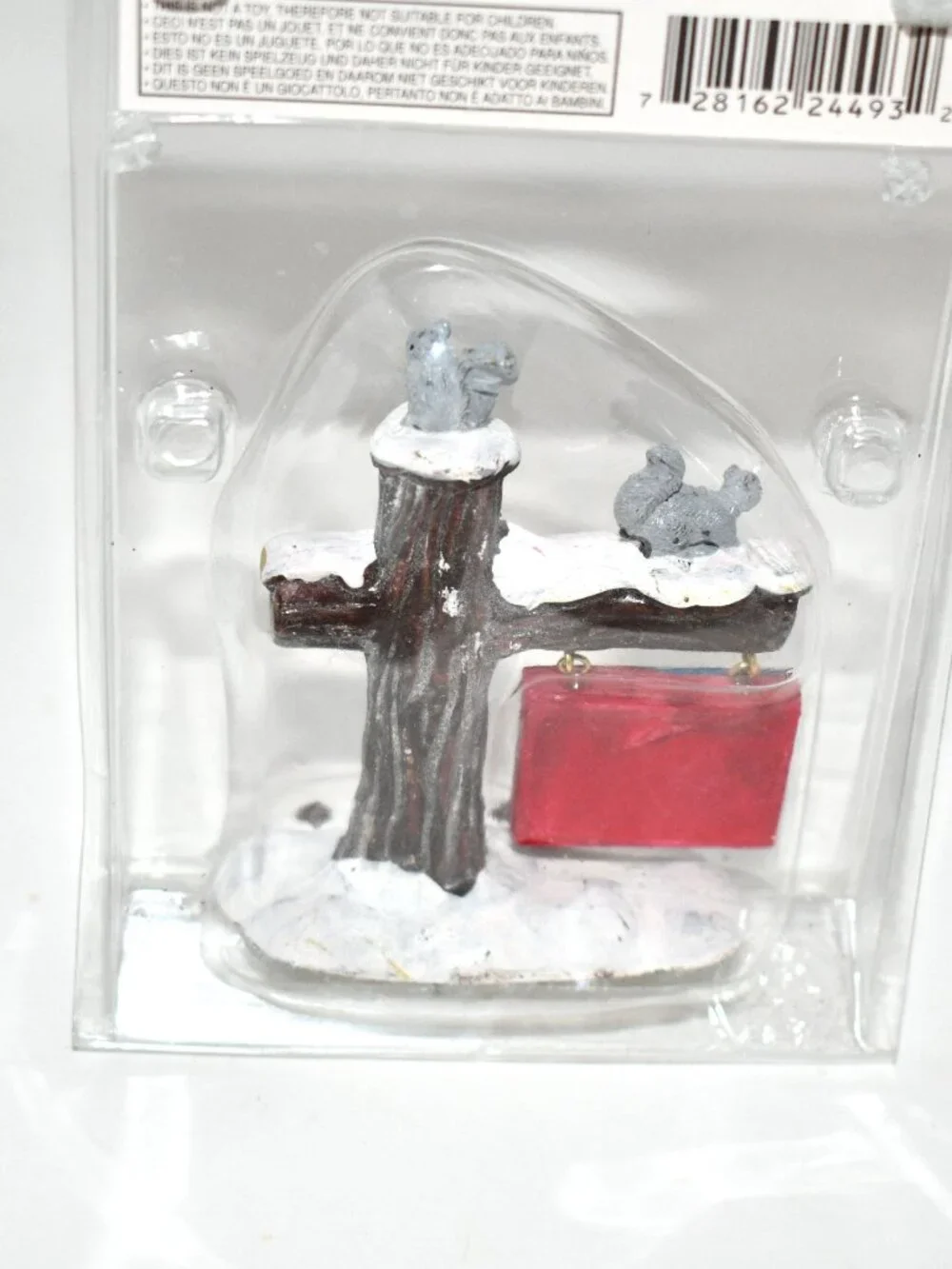Lemax Expert Trails Ski Sign Accessory #24493 Christmas Village 2012 New